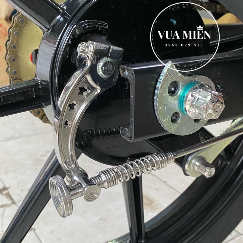Bộ càng thắng cong lò xo chuẩn inox 304 DPT cực nét cho các dòng xe Honda, Yamaha