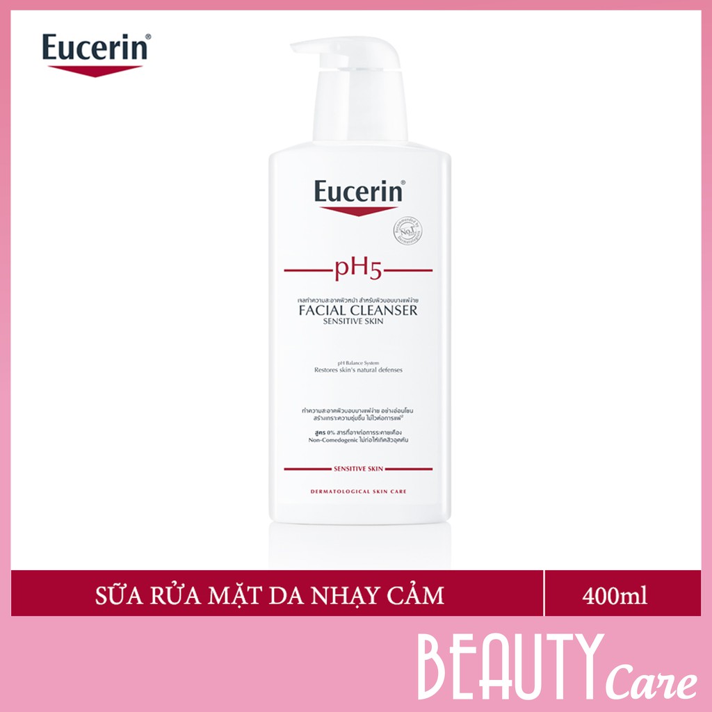Sữa Rửa Mặt Eucerin PH5 Facial Cleanser Da Nhạy Cảm (400ml)