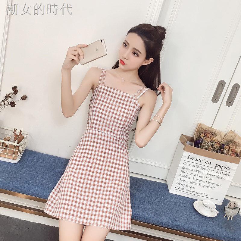 Đầm Hai Dây Mỏng Chiết Eo Thời Trang 2020 Quyến Rũ Cao Cấp | BigBuy360 - bigbuy360.vn