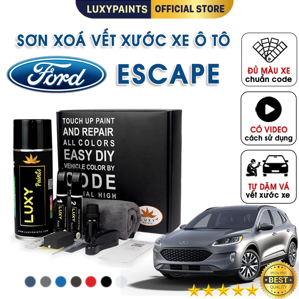 Sơn xóa vết xước xe ô tô Ford Escape LUXYPAINTS, màu chuẩn theo Code dễ sử dụng độ bền cao - LP01FOES