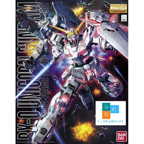 Mô hình hình lắp ráp MG RX-0 Unicorn Gundam Bandai - Mô hình GDC 4573102616081 4543112620538