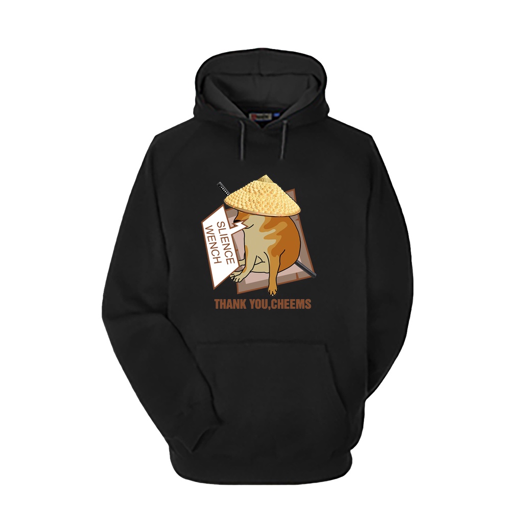 Áo hoodie Cheems, áo nỉ mũ Cheems đủ size