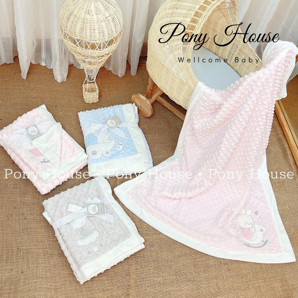 Chăn Lông Bebe Comfort Siêu Mềm Ấm Chất Lông Nhung Cao Cấp Kích Thước 75*100cm