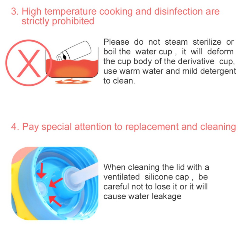 Bình Nước Nhựa Giữ Nhiệt Thiết Kế Sáng Tạo Cho Bé