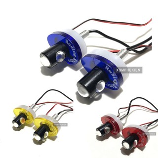 Xi nhan led multi có viền led gắn xe máy