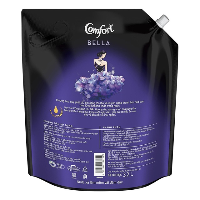 Nước Xả Vải Comfort Túi 3,2L  Diệu Kì