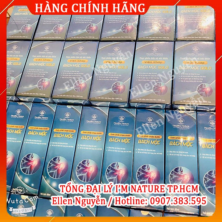 (Chính Hãng) Tinh Chất Thảo Dược Bách Mộc Giảm Đau Xương Khớp 60ml I'm Nature