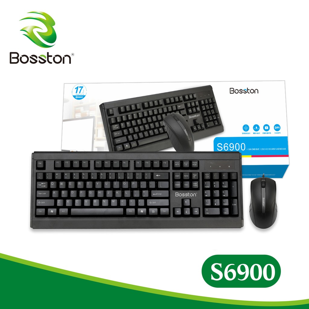 Combo phím chuột Bosston S6900