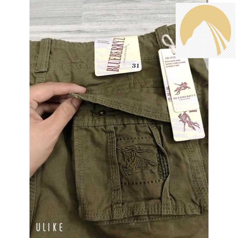 👘 Quần ngố kaki túi hộp nam trung niên chất đẹp dày dặn 👘