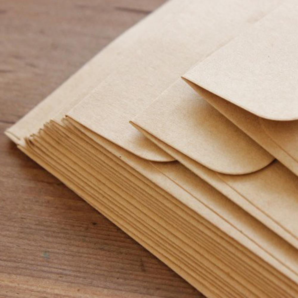 Phong Bì Giấy Kraft In Chữ Phong Cách Vintage Châu Âu