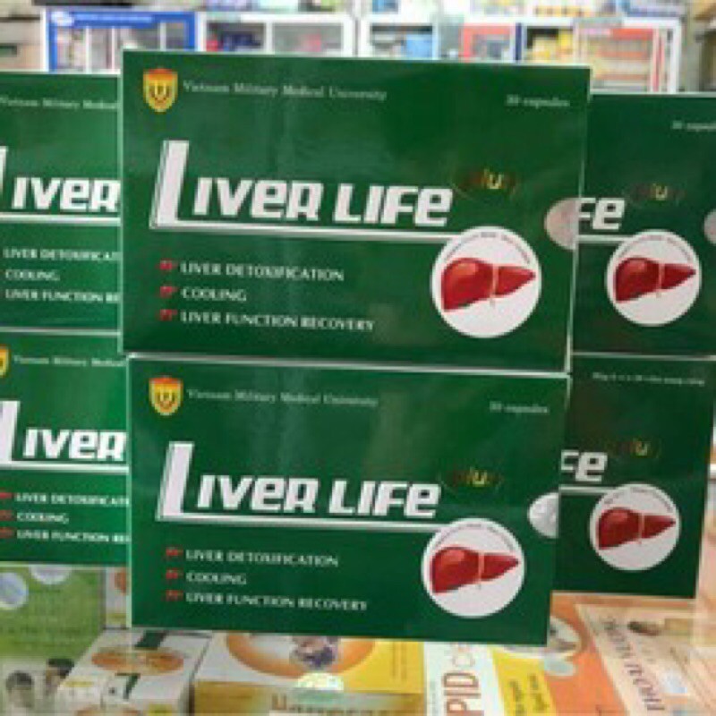 Thuốc giải độc gan Liver Life Plus - Học viện Quân Y - 103 Thuốc bổ gan bảo vệ và phục hồi chức năng gan
