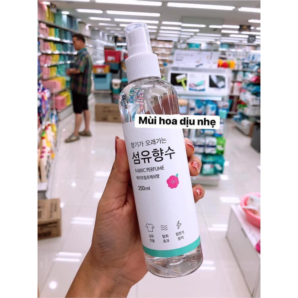 XỊT THƠM Quần Áo Fabric Perfume Hàn Quốc 250ml