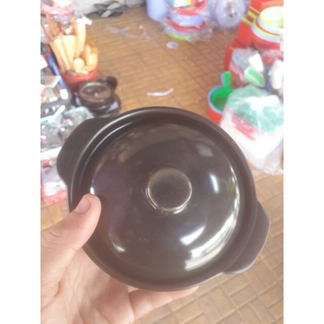 Nồi đất kho quẹt nhỏ-kích thước 12,5cm