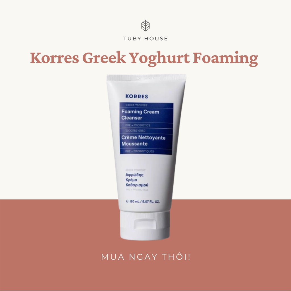 Sữa rửa mặt sữa chua Hy Lạp Greek Yoghurt Foaming Cream Cleanser