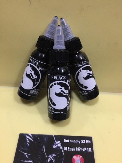 Mực xăm siêu đen Black Dragon 30ml