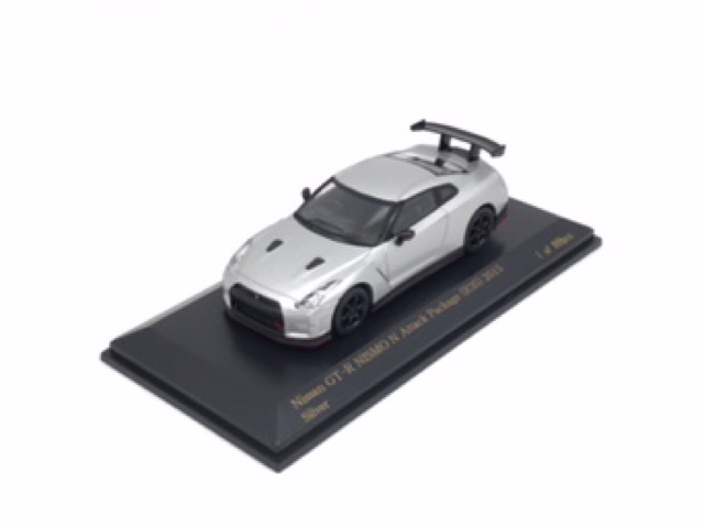 Xe Mô Hinh Nissan GT-R Nismo N Attack Package (R35) 2015 1:64 Car-Nel ( Bạc )