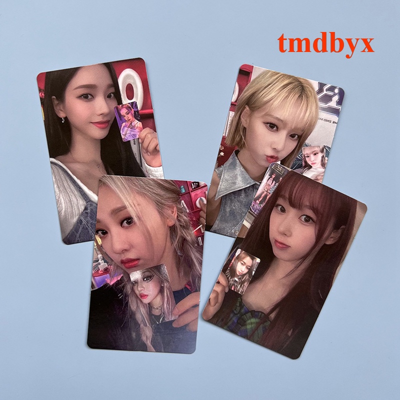 Set 4 Tấm Thẻ Ảnh Lomo Các Thành Viên Nhóm Nhạc Kpop Aespa