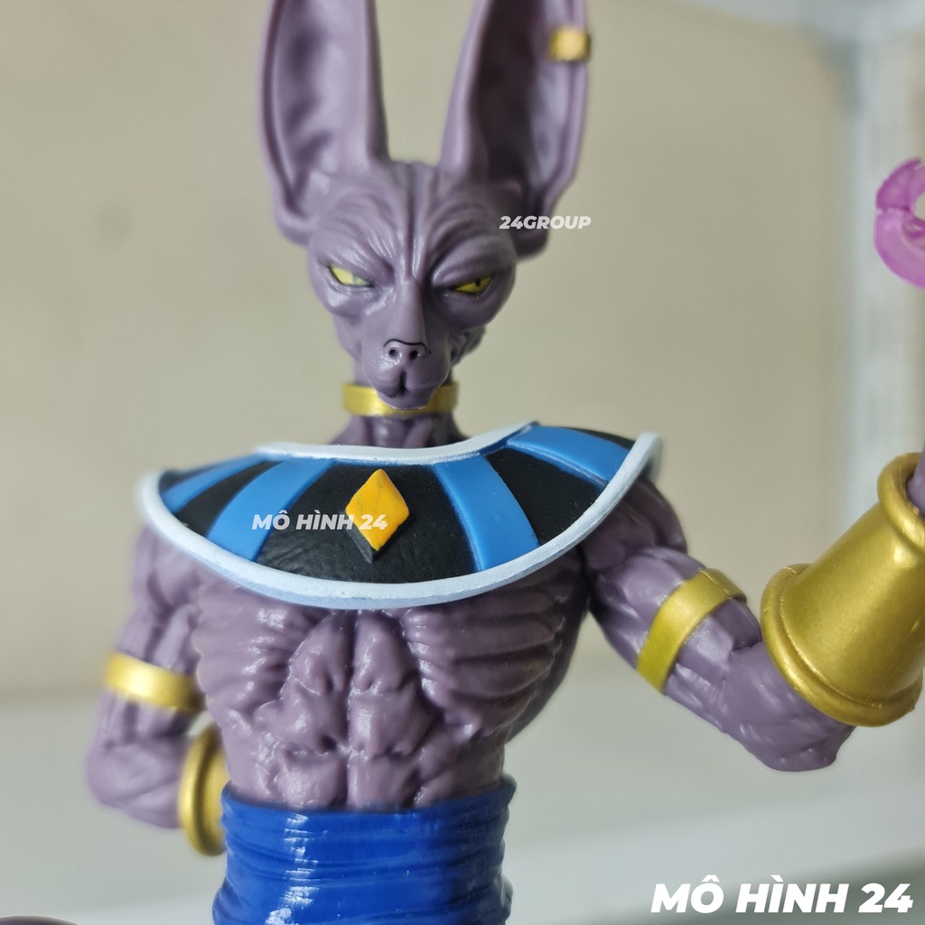 30CM Mô hình nhân vật cao cấp thần hủy diệt Beerus trong anime dragon ball super figure tượng mèo berus 30cm dragonball