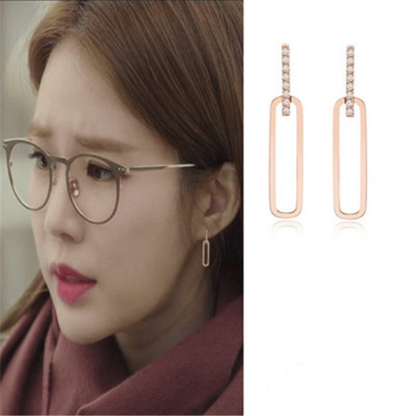 Khuyên Tai Hàn Quốc 20 Kiểu Drama Touch True Heart Wu Zhenxin Son Yejin Liu Inna Va Chạm Phong Cách Nhật Bản Tinh Tế Thời Trang Mới
