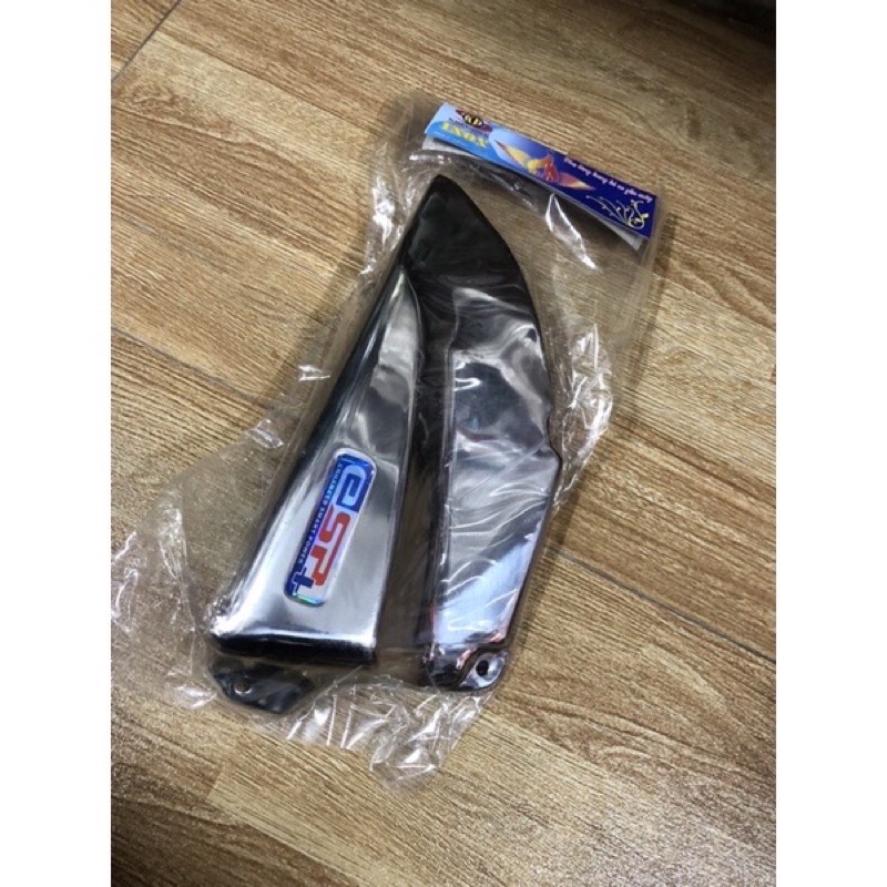 ốp bầu gió (pô e) xe LEAD 2020-2022 (inox) cao cấp