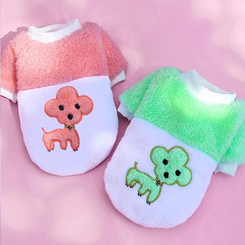 ÁO MÙA ĐÔNG LÔNG CỪU CHO THÚ CƯNG MẪU CHÓ POODLE