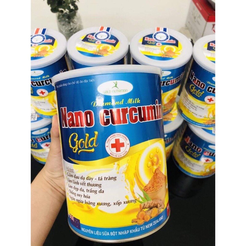 [900gram] Hàng chính hãng_Sữa Nghệ Nano Curcumin Gold Diamond Milk Hỗ trợ đau dạ dày, đại tràng, tiểu đường,huyết áp,...