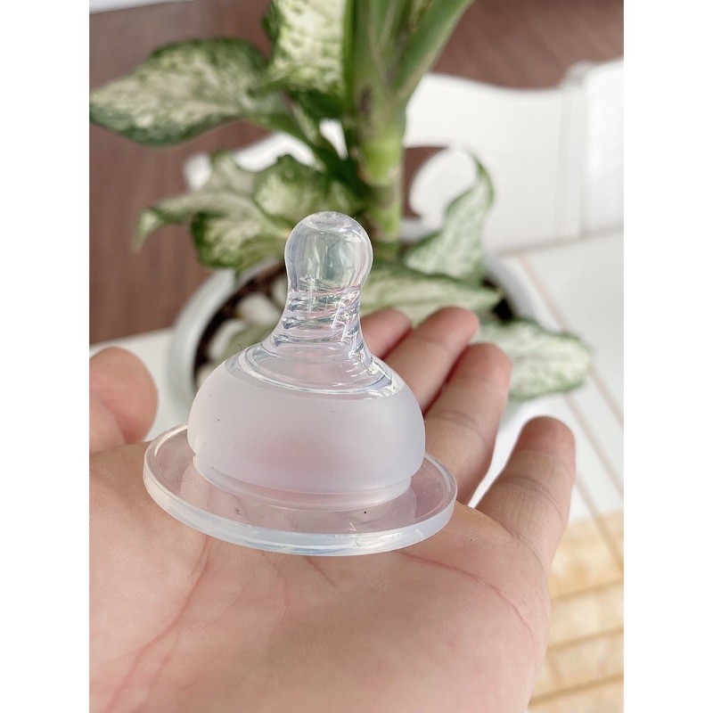 Vỉ 2 Núm ty / Núm ti silicon cổ rộng GB - BABY đủ size S,M,L,Y (Chính hãng )