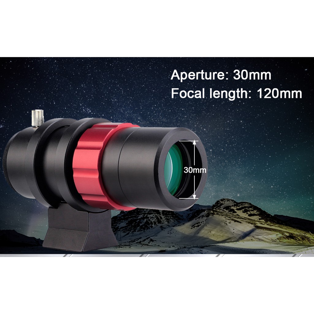Svbony SV165 Mini Guide Phạm vi 30 mm F4 Tương thích với Máy ảnh hướng dẫn tự động ZWO QHY Orion