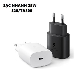 Củ sạc 25w zin sạc nhanh samsung cho note 10, note 10+, s10 5g, s20, s20,s20ultra,note 20, s21, s21+ s21ultra