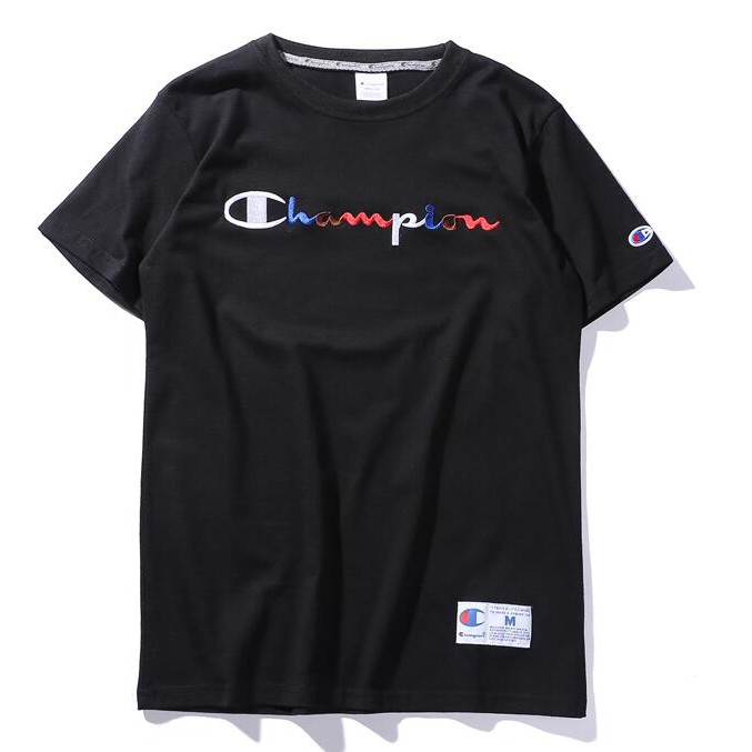 Áo thun tay ngắn thêu chữ Champion thời trang và trẻ trung cho nam | BigBuy360 - bigbuy360.vn