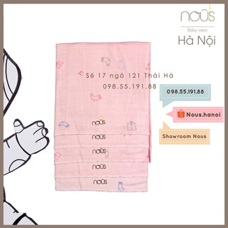 Set 5 khăn sữa hồng noel nous