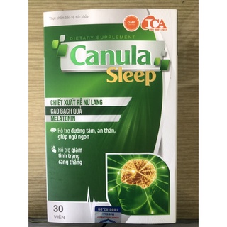 Canula Sleep - Hỗ trợ dưỡng tâm, an thần, giúp ngủ ngon, giảm căng thẳng