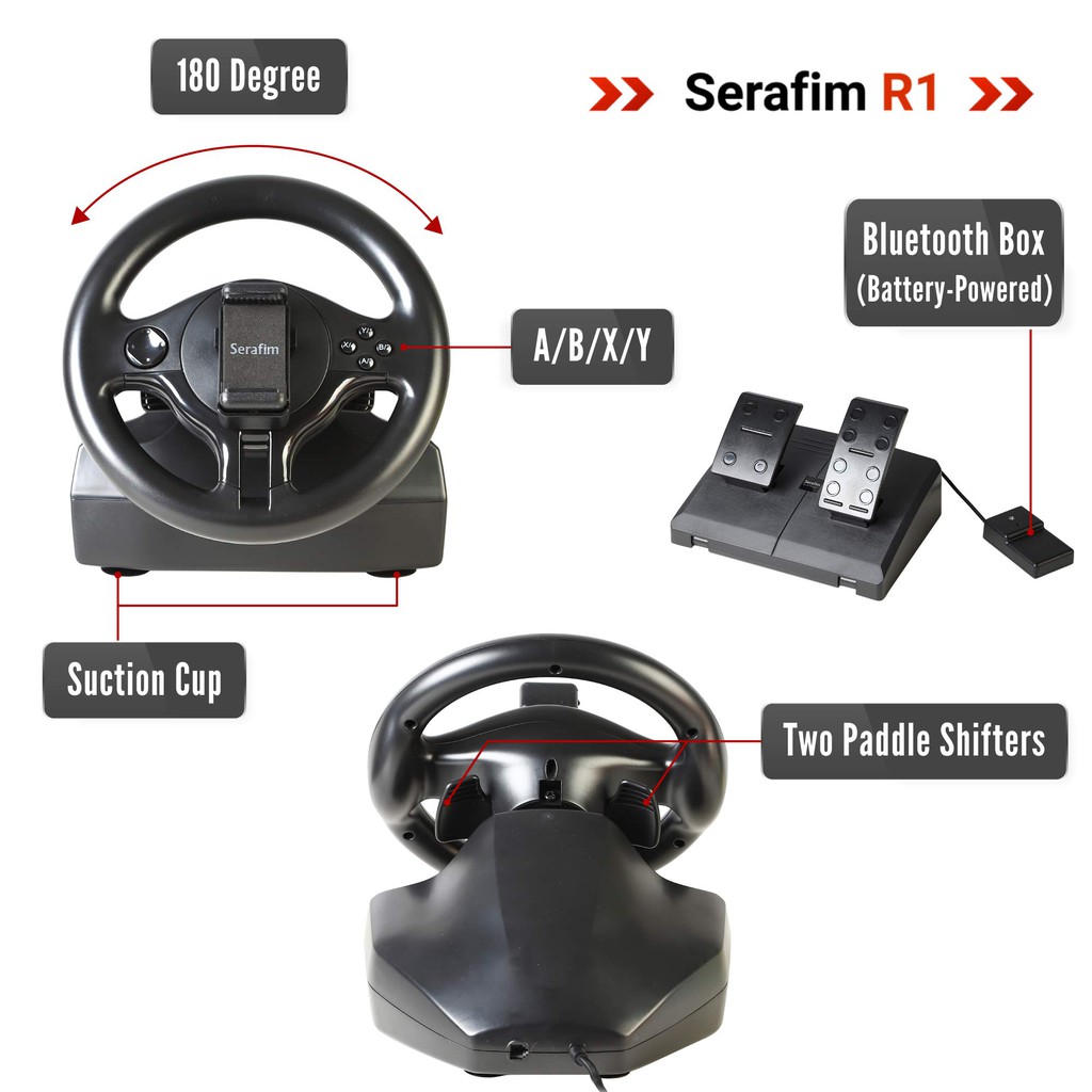 Vô Lăng Serafim R1+ | Vô Lăng Chơi Game