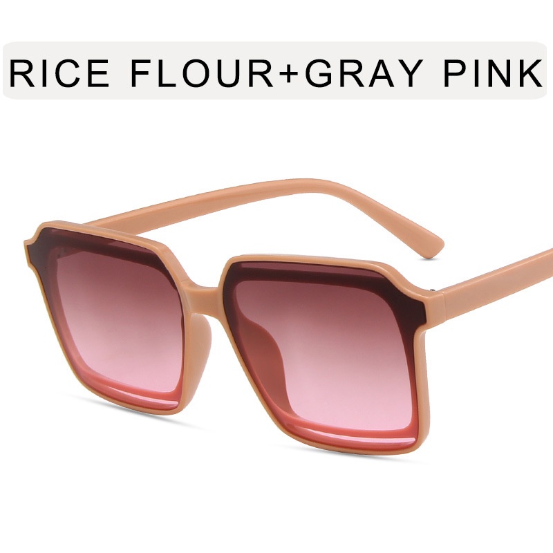 Kính Mát Gọng Vuông Lớn Phong Cách Hàn Quốc Thời Trang Cho Nữ