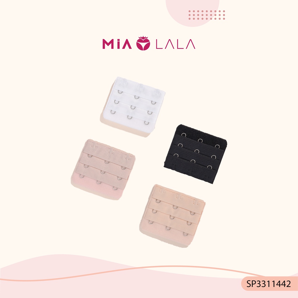 Combo 2 Miếng Nối Áo Ngực Tiện Lợi Mialala Với 3 Hàng Móc Bằng Thép Mềm Mại, Linh Hoạt Sp3311442