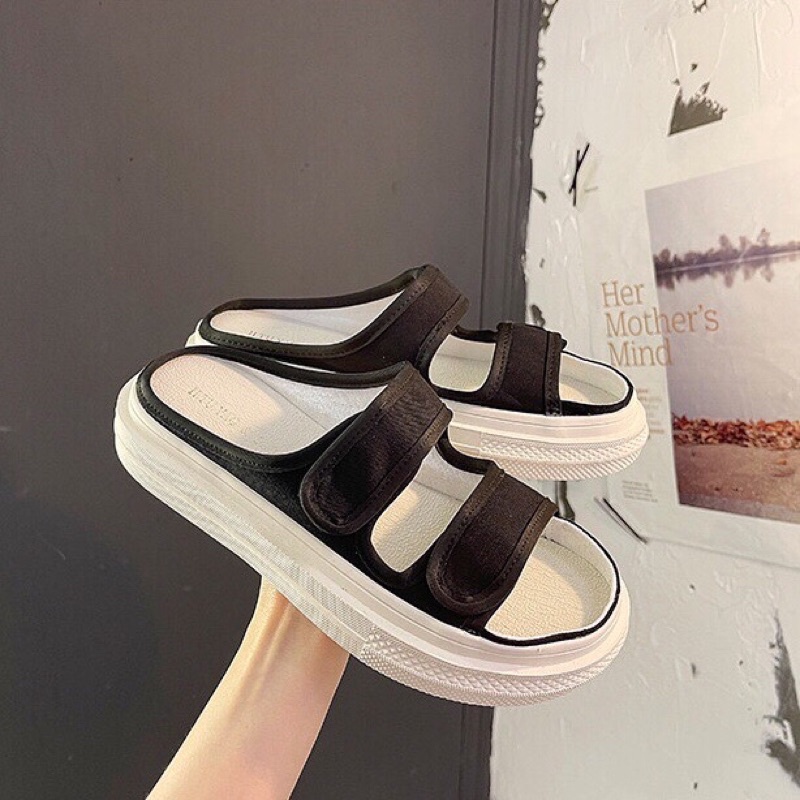Giày sục thể thao 2 quai cá tính sale 50k 35,36