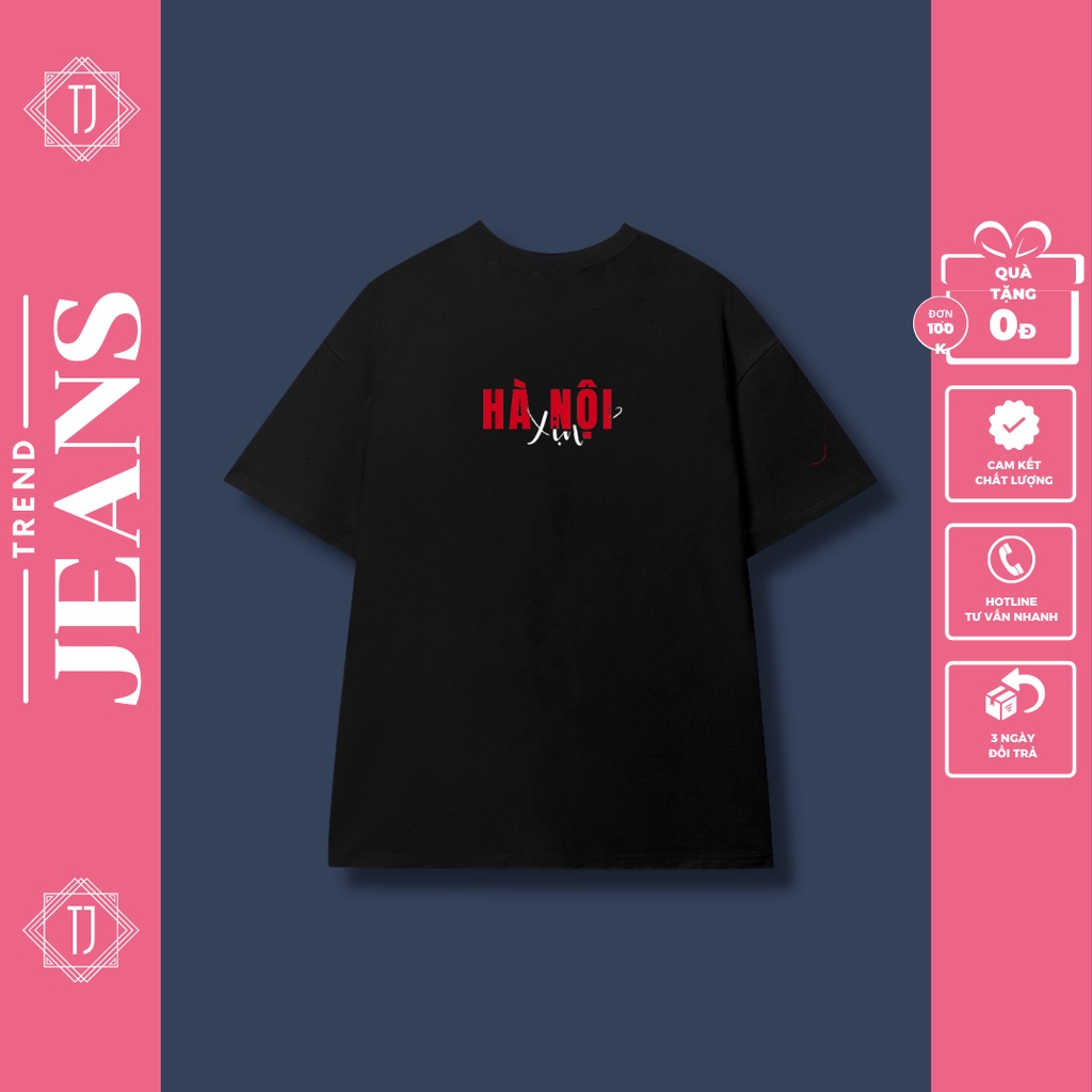 Áo thun nam nữ, áo phông unisex Hà Nội xịn chất cotton