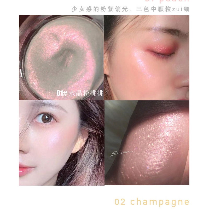 Phấn bắt sáng Ireneda tạo khối thiết kế hình viên kim cương độc đáo