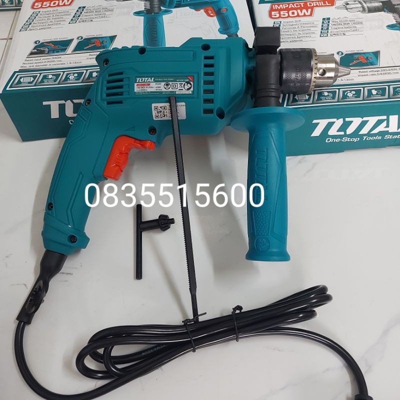 MÁY KHOAN ĐỘNG LỰC 550W TOTAL TG105136E [CHÍNH HÃNG] MÁY KHOAN BÚA [RẺ] KHOAN TƯỜNG