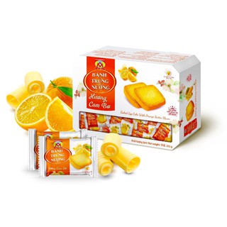 MỸ NGỌC _ 252g Bánh trứng nướng Hương CAM BƠ - Baked egg cake with Orange flavor 252g