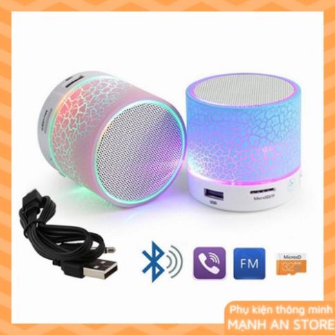 Loa Bluetooth Trứng Loa ⚡CHÍNH HÃNG⚡  Bluetooth có đèn led dùng cho tất cả các dòng điện thoại