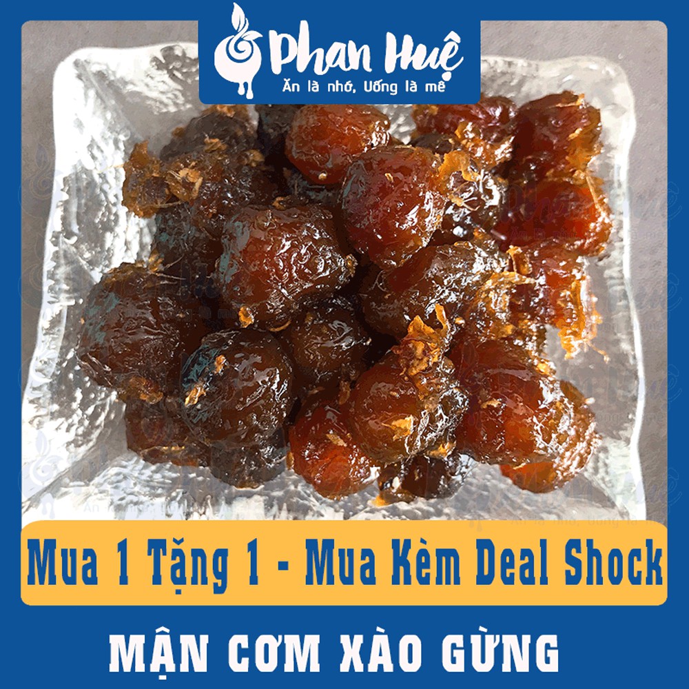 Ô mai xí muội mận cơm xào gừng Phan Huệ đặc biệt, mận cơm miền Bắc chọn lọc, đặc sản Hà Nội