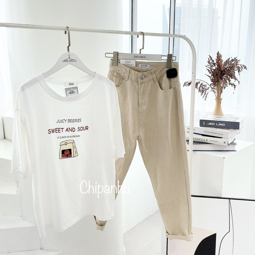 QUẦN BAGGY JEANS BÒ ĐEN TRẮNG QBG5164 | BigBuy360 - bigbuy360.vn