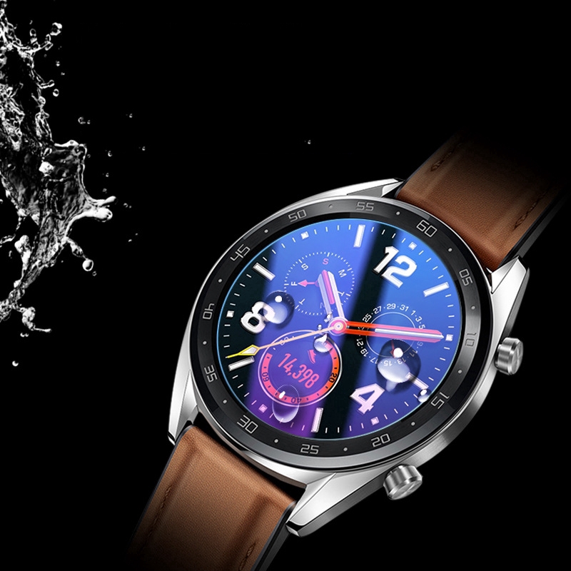 Set 2 Kính Cường Lực Bảo Vệ Màn Hình 46mm Cho Đồng Hồ Huawei Watch Gt2 Hd