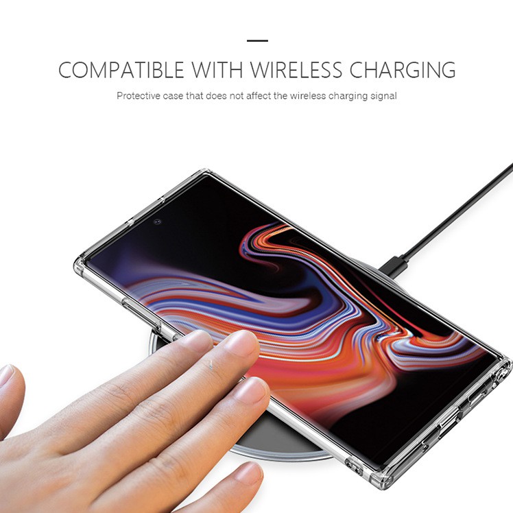 Ốp lưng chống sốc cho Samsung Galaxy Note 10 Plus trong suốt siêu mỏng hiệu Likgus Crashproof - Hàng chính hãng
