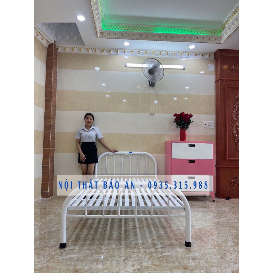 Giường sắt tròn cổ điển SANG TRỌNG đẹp giá xưởng - Nhiều kích thước - Freeship HCM