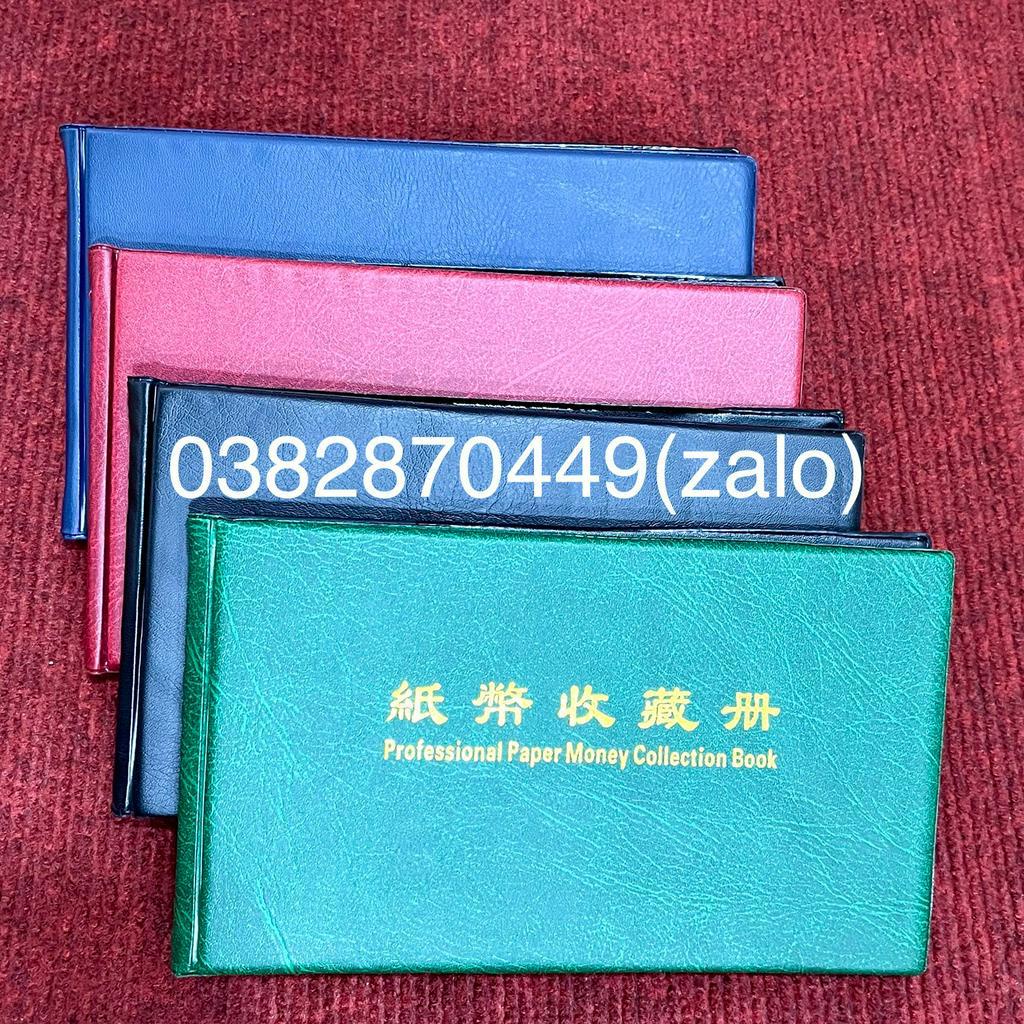 Album Tiền Giấy Cầm Tay Mini 40 Ngăn Lắp Được 40 Tờ Tiền Sưu Tầm