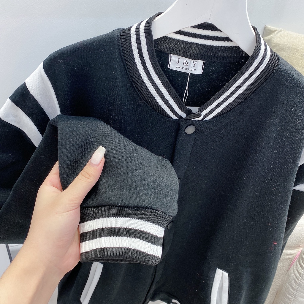Áo khoác Bomber unisex nam nữ freesize chất nỉ ngoại dày dặn may kĩ mẫu hot 2022 (ảnh thật)