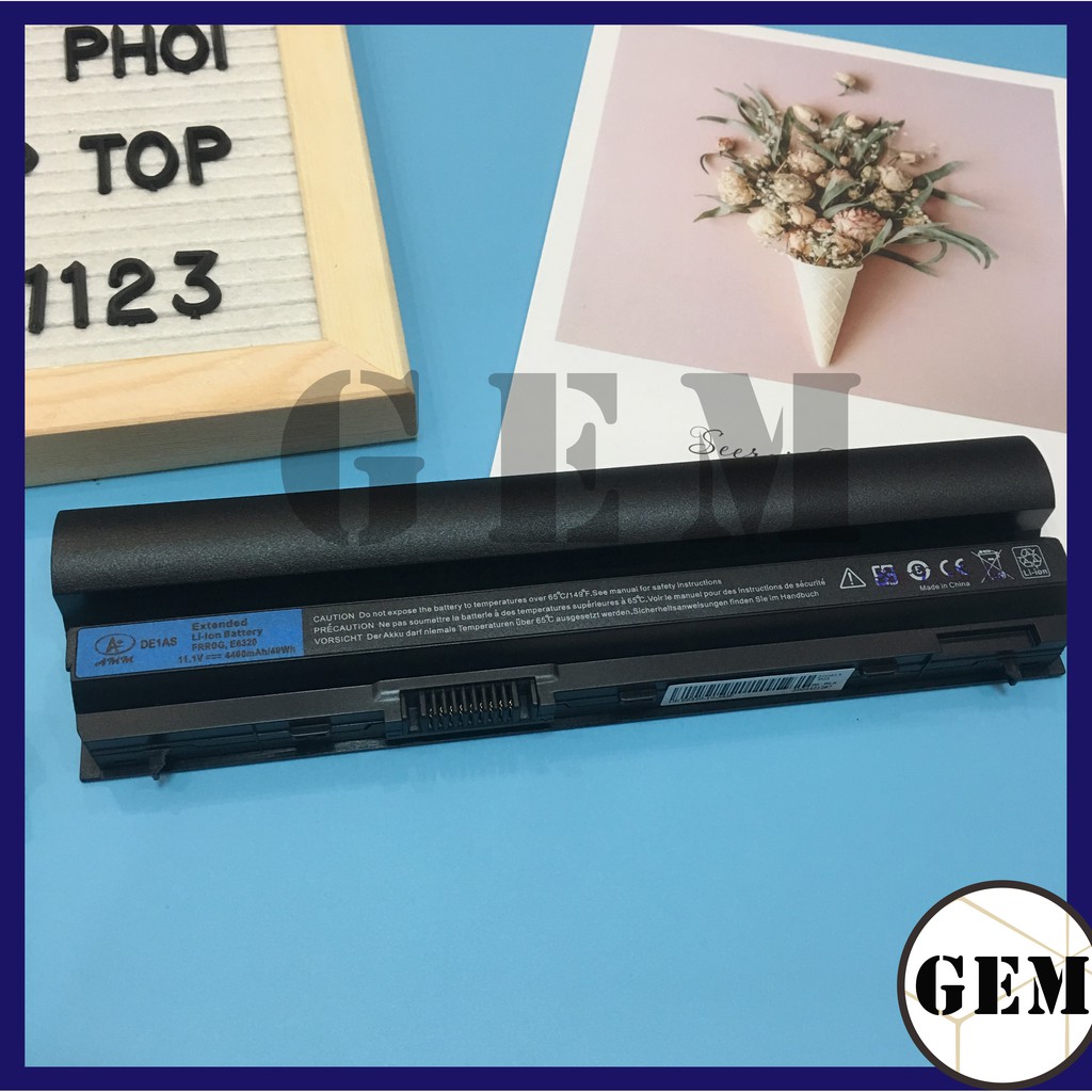 [Giá hủy diệt] Pin Laptop Dell Latitude E6320, E6230, E6220, E6330 E6430s E6120 E6220 Nhập Khẩu Battery Dell Latitude E6