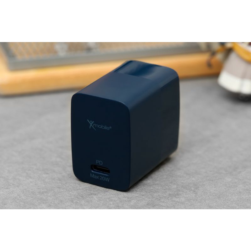 Adapter Sạc Type C PD 20W Xmobile TC20B Xanh Navy
